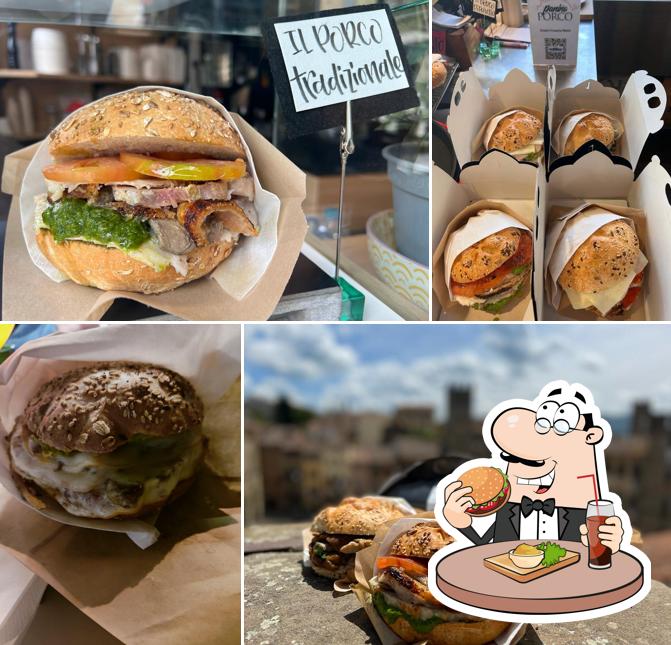 Ordina un hamburger a Panino Porco