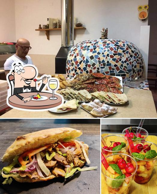 Panino con maiale stirato al Piezz 'e pizz
