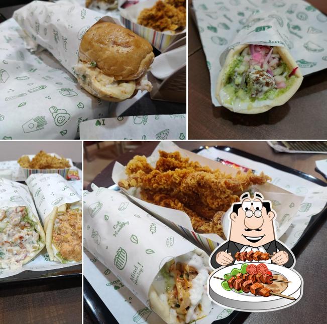 Food at Shawarma Wrap