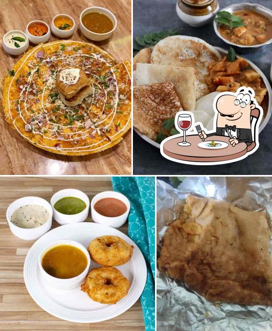 Meals at Swami South indian masala dosa