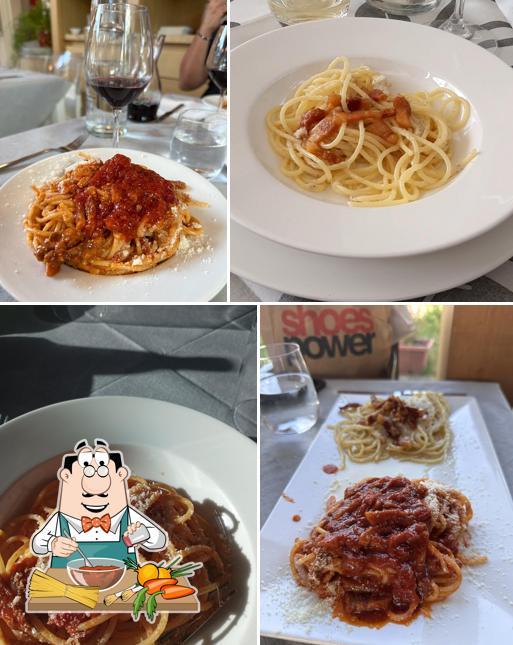 Spaghetti alla bolognese al Ristorante Roma Amatrice