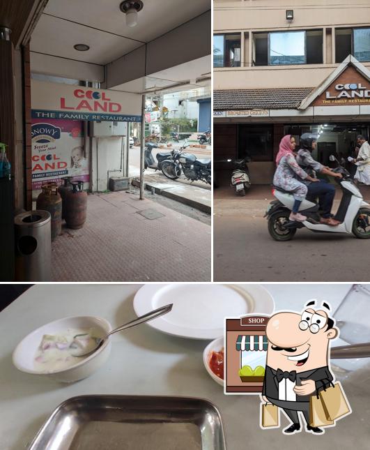 The restaurant's exterior and food