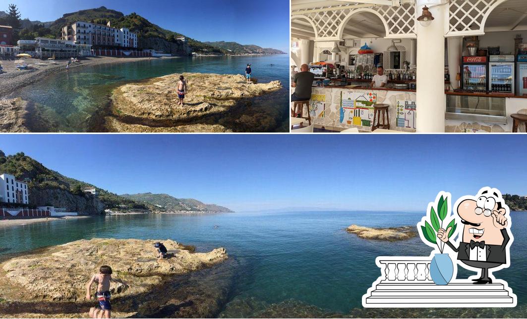 Tra le diverse cose da Beach club Lido La Caravella si possono trovare la esterno e interni