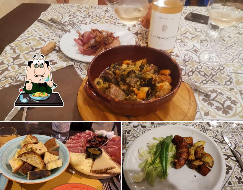 Platti al Osteria Belvedere al Vecchio Frantoio