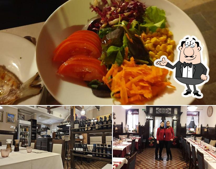 Tra le diverse cose da Ristorante La Taverna si possono trovare la interni e cibo