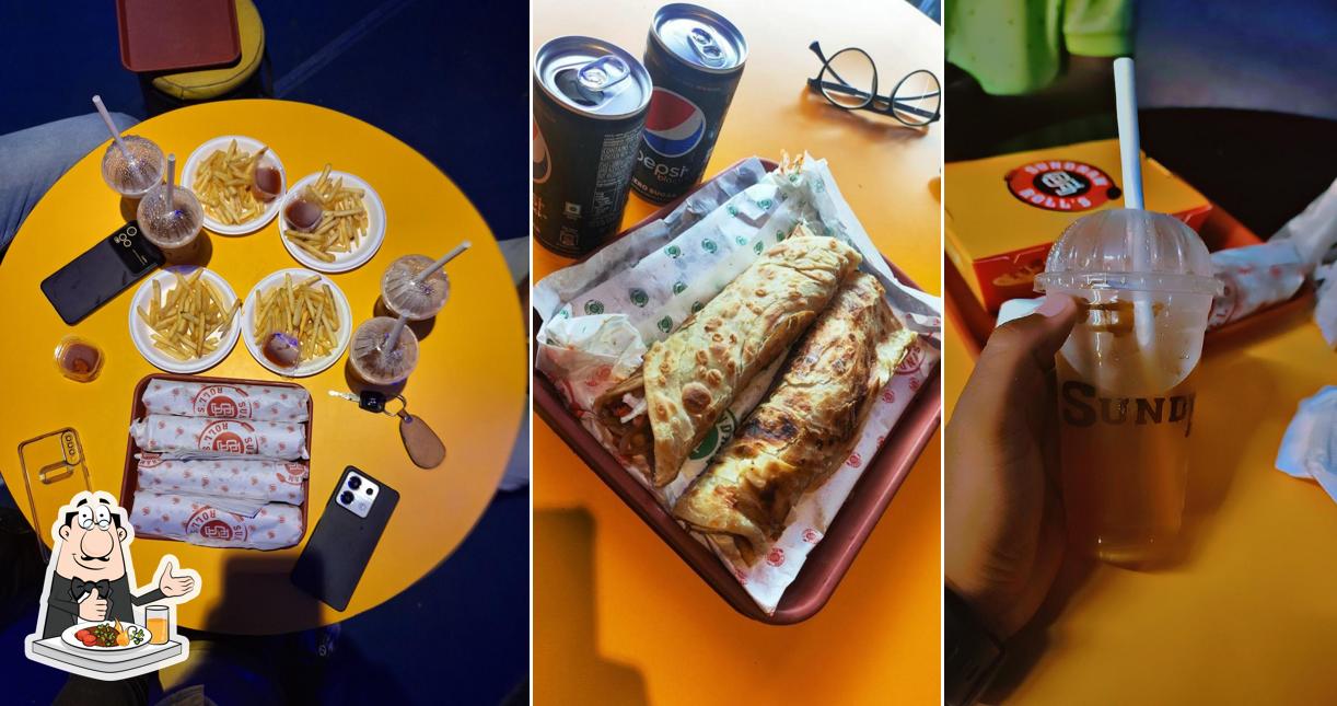 Food at Sundram Roll's