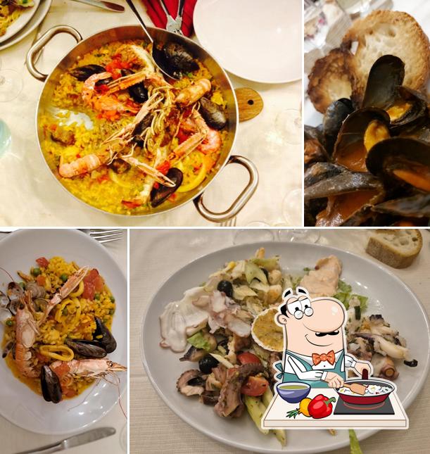 Paella al Trattoria San Domenico