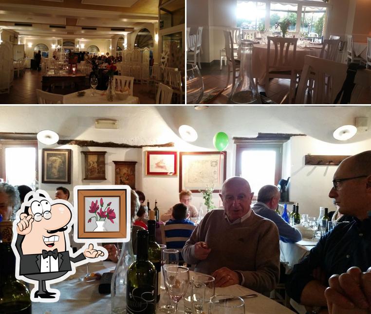 Gli interni di Cascina Bianca