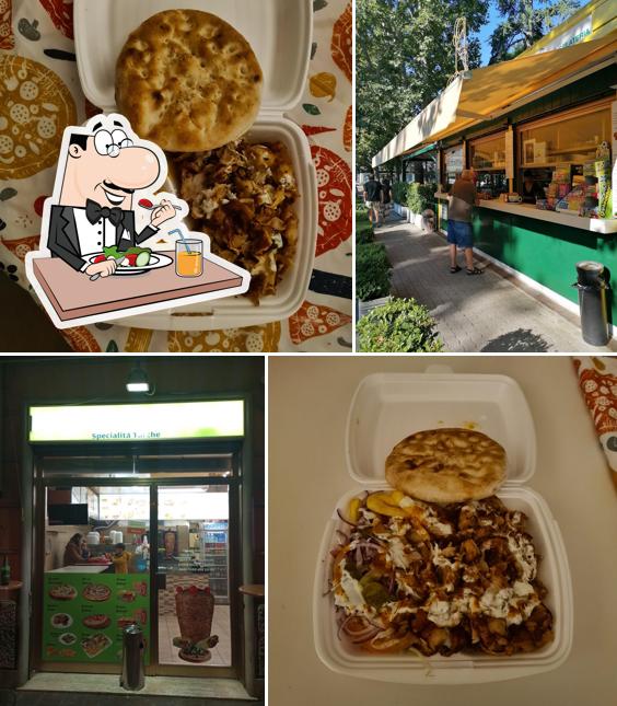 Panino con maiale stirato al Istanbul Kebab & Pizza