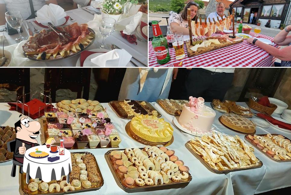 Piatto di formaggi al Konoba "Ivanovi Dvori"