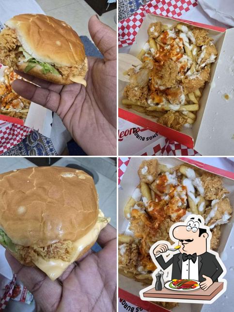 Food at Leon's Burgers & Wings