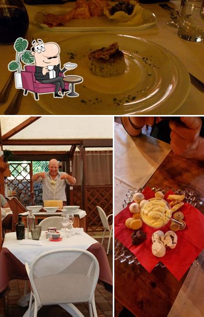 La immagine della interni e cibo di Osteria ca' Dei loff