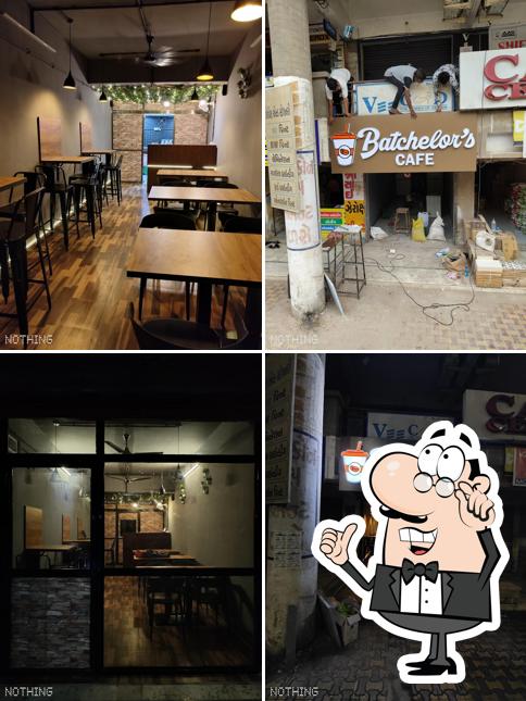 The interior of Batchelor's Cafe Best Cafe In Bharuch