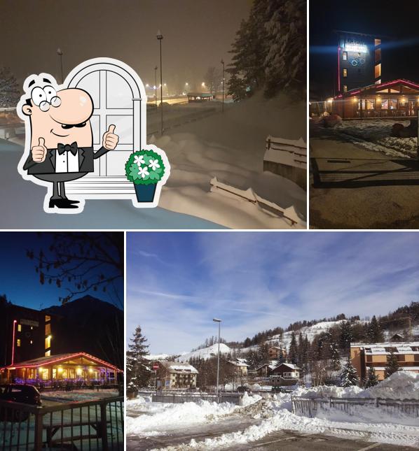 Gli esterni di Chalet Casa Cesana