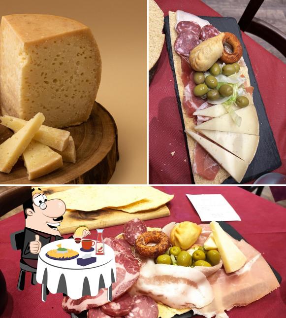 Piatto di formaggi al Gustos