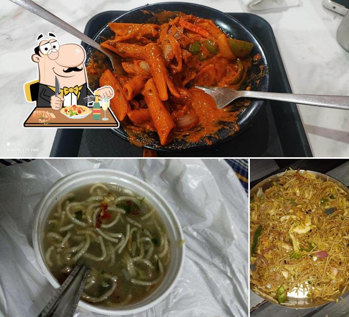 Pad thai at Shri Ram's Food Court