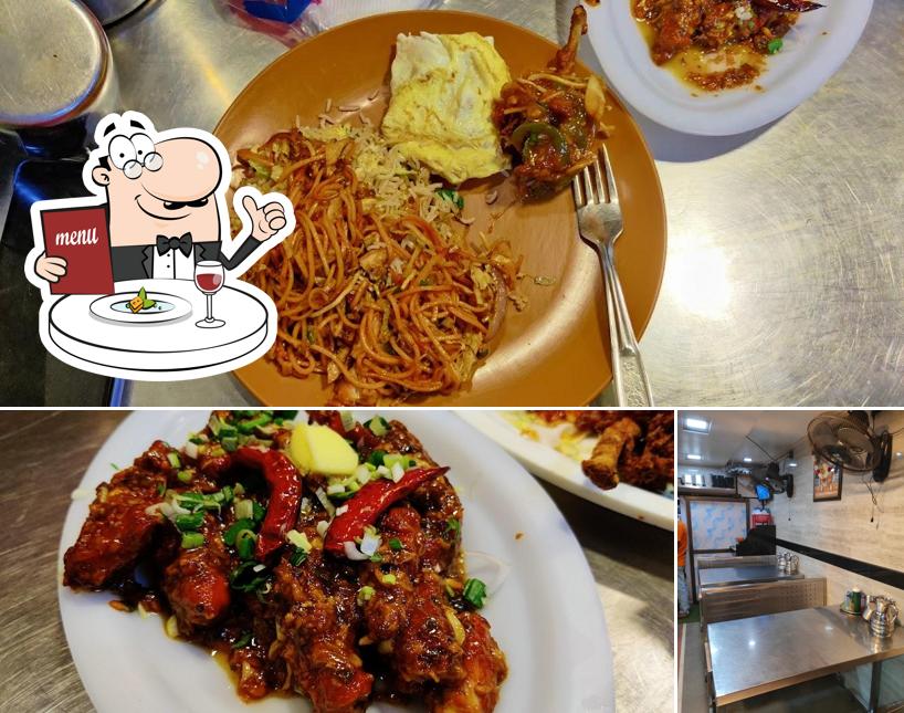 V R Chinese Corner is distinguished by food and interior