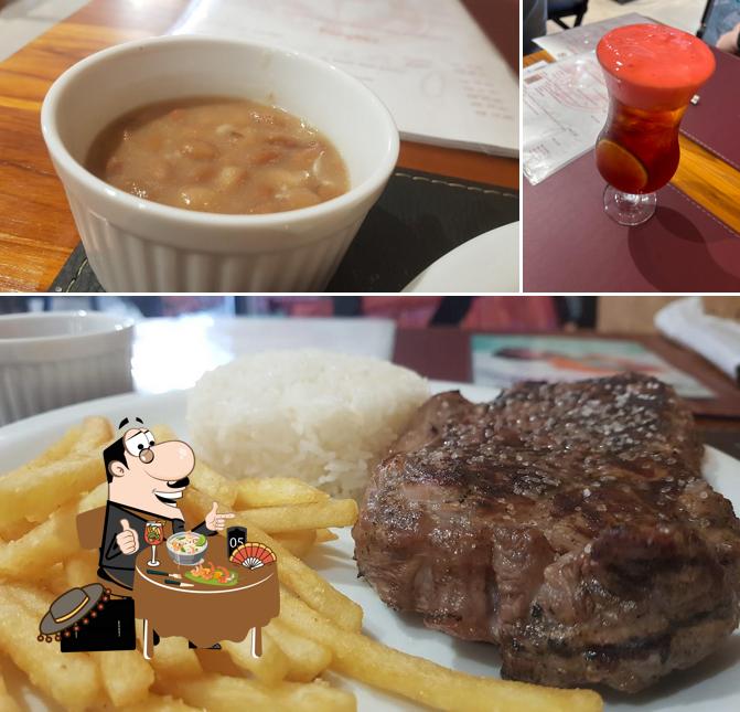 Confira a imagem apresentando comida e bebida a Açougue Bom Beef Ipiranga