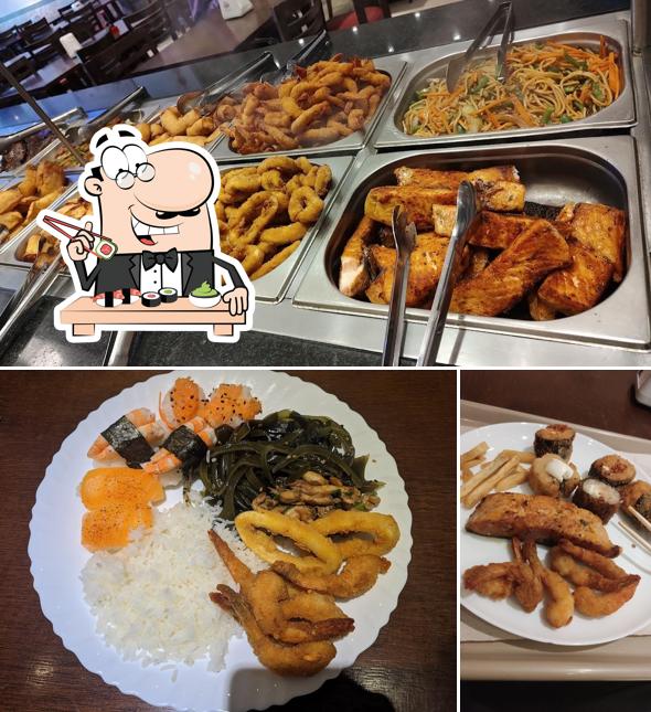 Presenteie-se com sushi no Xin Kee Grill