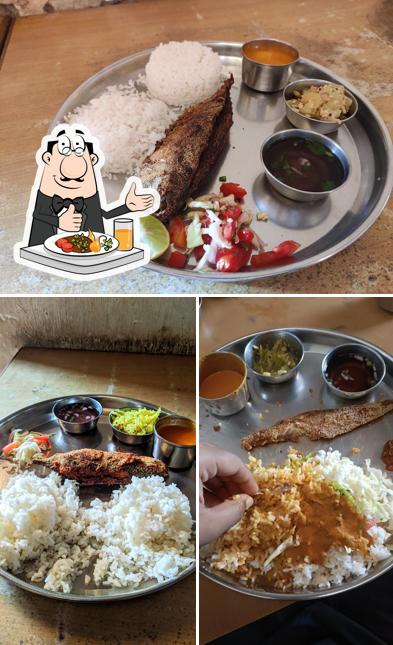 Food at Goan Local Fish Thali