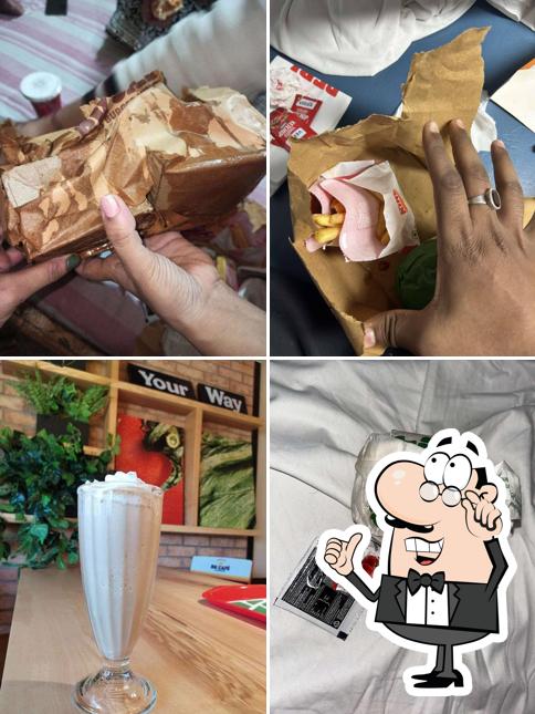 Burger King is distinguished by interior and food