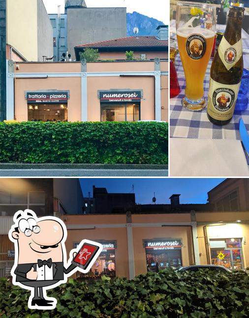 La esterno e bevanda del ristorante
