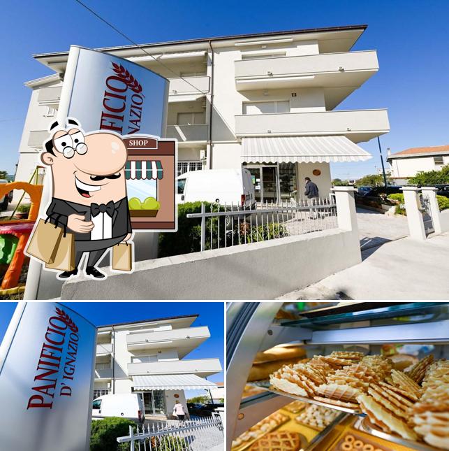 Guarda la foto che presenta la esterno e cibo di Panificio F.lli Dignazio Snc