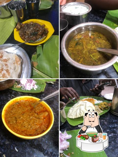 Hot and sour soup at Sathuragiri Vijayam