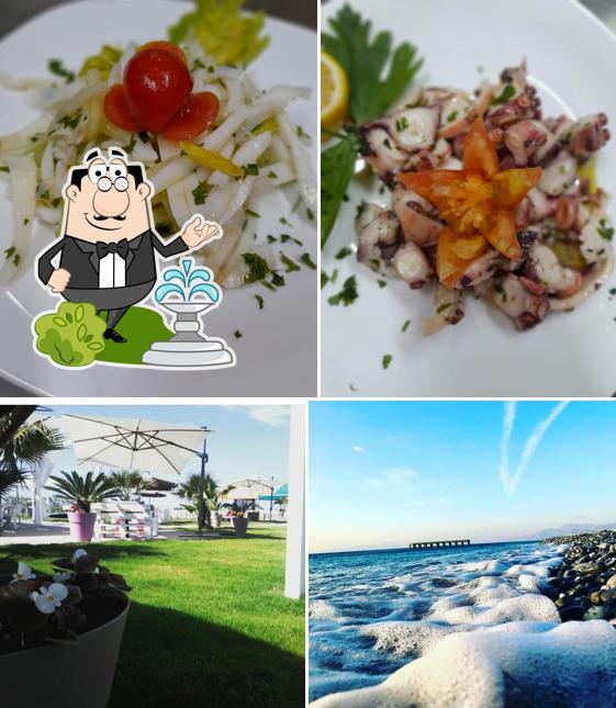 La foto della esterno e cibo di Lido Letizia - Ristorante