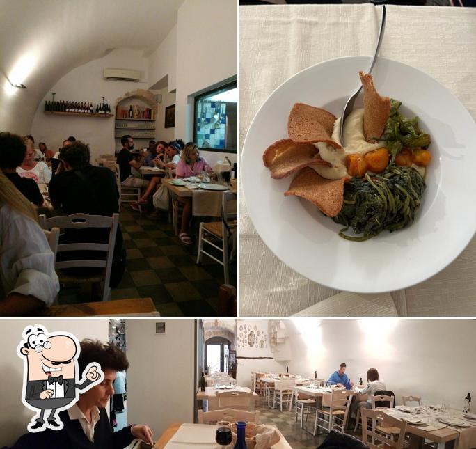 Gli interni di Osteria Monacelle
