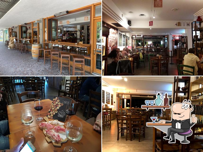 Gli interni di Perbacco Vini & Cose Buone