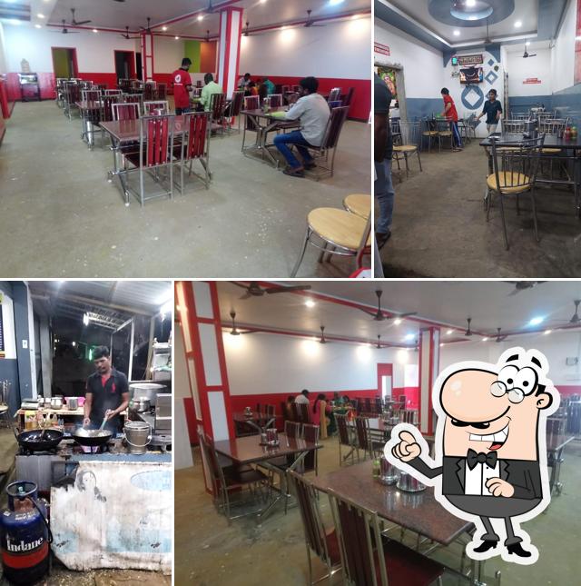 Take a seat at one of the tables at SS Family Restaurant