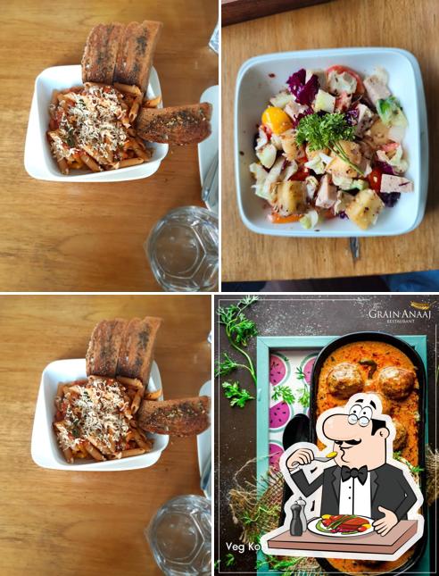 Food at The Grain Anaaj Restaurant
