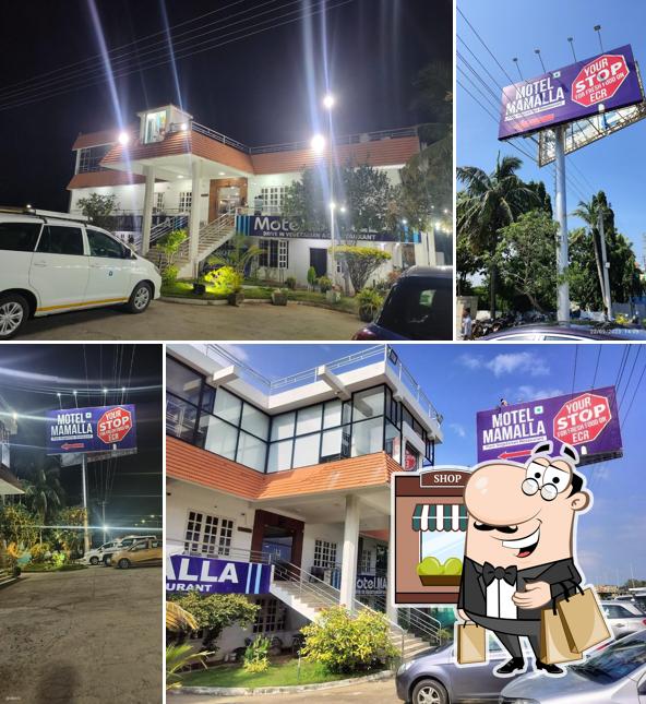 The exterior of Motel Mamalla