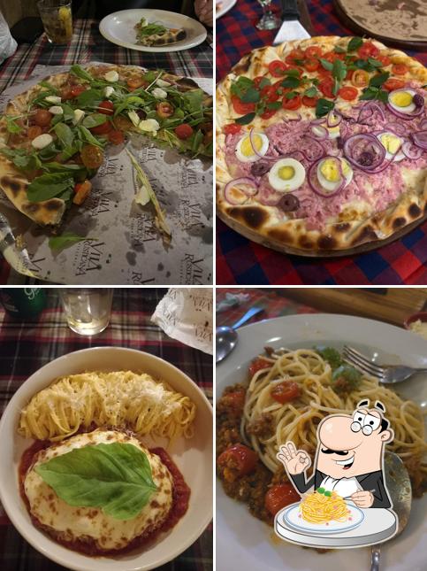 Espaguete carbonara em Vila Rusticana