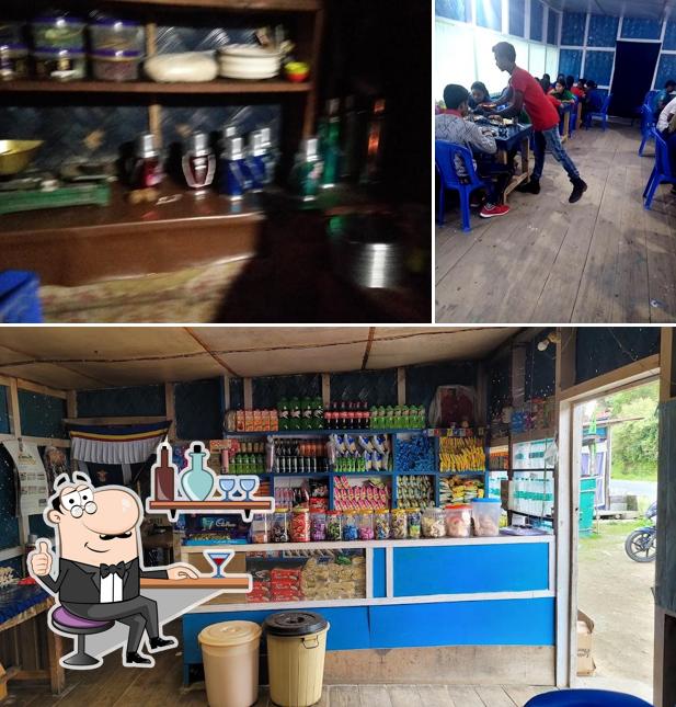 The interior of Ama Restaurant