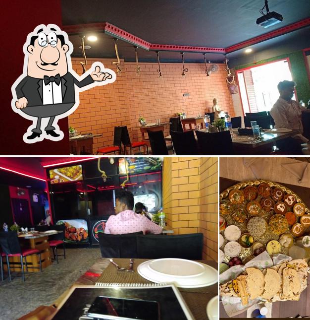 The interior of Kutumb Resturant
