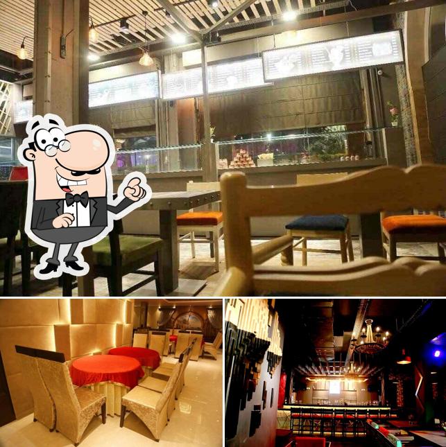 Razzamatazz Restaurant is distinguished by interior and bar counter