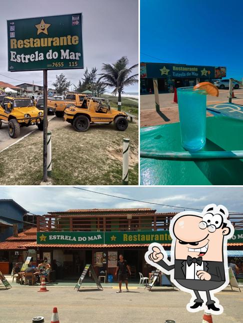 Você pode espairecer no na área externa do Restaurante Estrela do Mar Saquarema