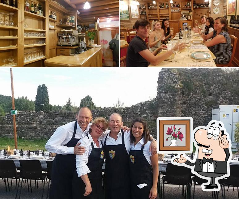 Gli interni di Ristorante La Cantina