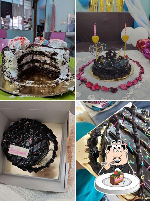 Chocolate cake at 7th Heaven