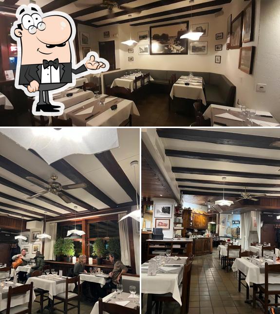 Gli interni di Au Feu de Bois