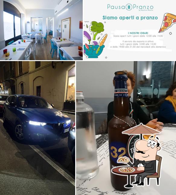 Gli esterni di Pizzeria Basilico Bianco