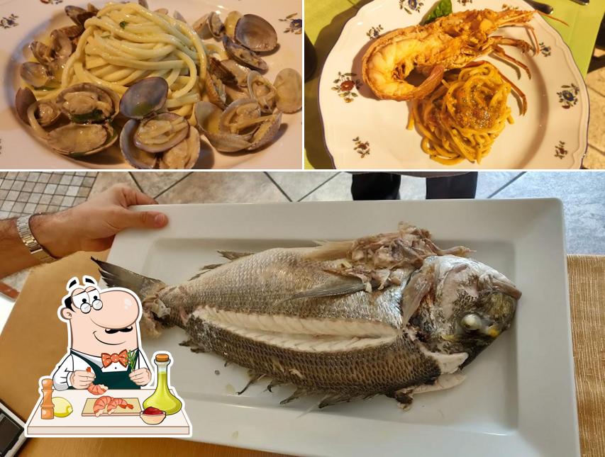 Prova tra i vari piatti di mare disponibili a Pantagruele