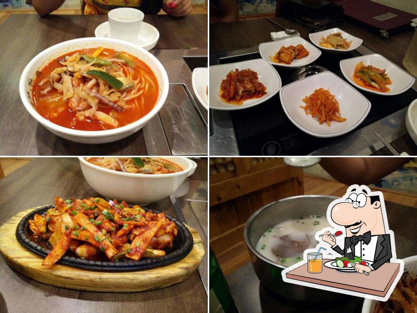 Food at Arirang Korean Restaurant