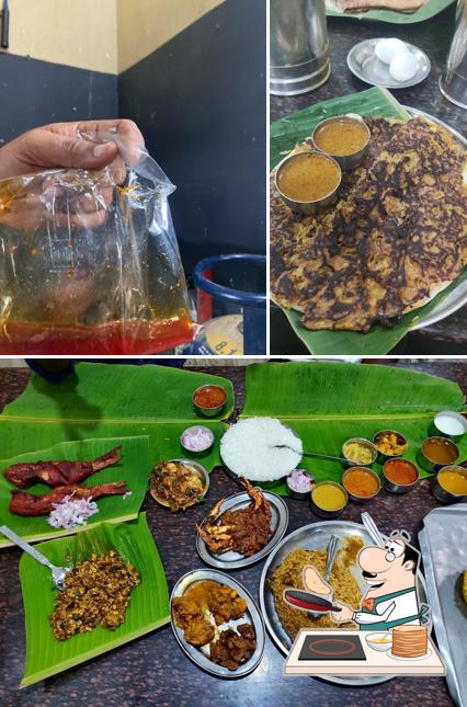 Pancakes at Madurai Sri Muniyandi Vilas