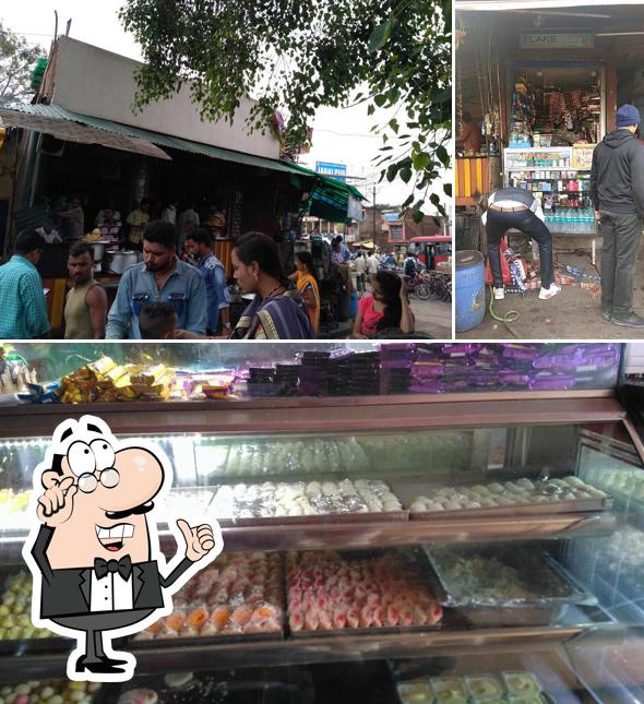 Check out how Babu Bhai Sweets looks inside