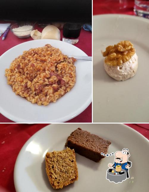 Platti al Trattoria dei Cacciatori