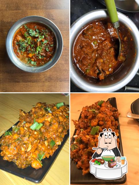 Hot and sour soup at Trimuti Nimantran Restaurant