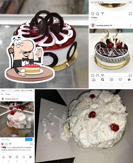 Cheesecake at Mandeep Bakery